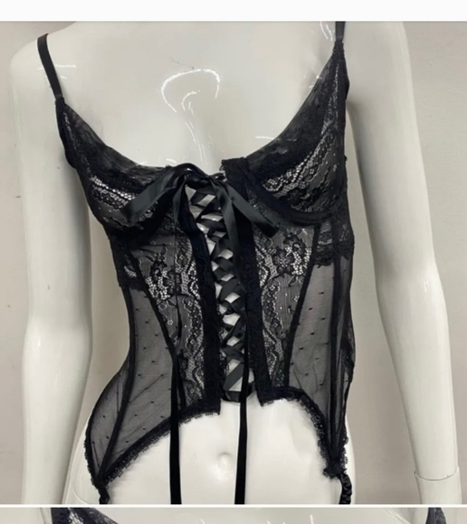 Nwt Widow OMEN GARTER BUSTIER - Picture 1 of 4